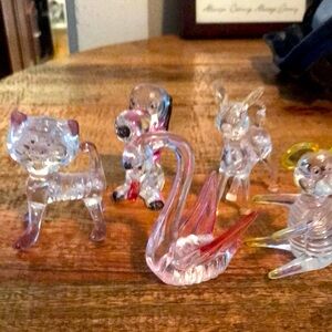 Vintage lucite adorable Animals,